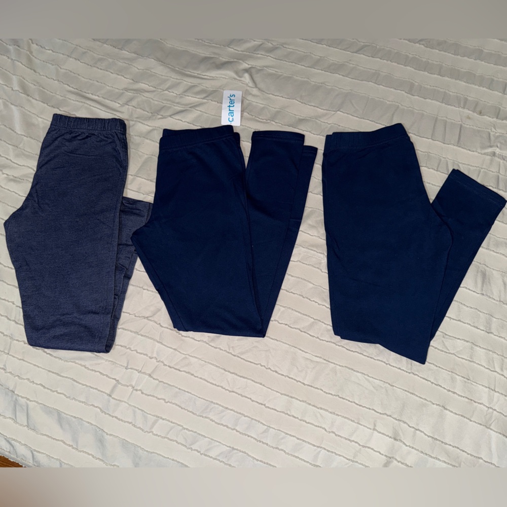 Carter's Navy and Charcoal Kids Leggings Set